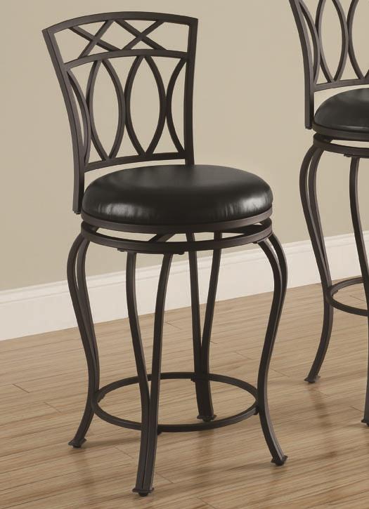 Black rod on sale iron bar stools
